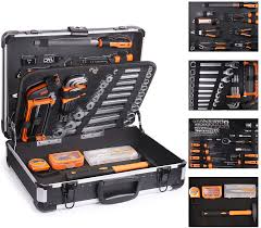 Tacklife Malette Outils En Aluminium 136 Pieces Caisse A Outils Outillage Ensemble D Outils Multifonctions A Main Hhk4b Amazon Fr Bricolage