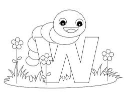 Free printable alphabet coloring pages in lovely original illustrations. Kids Learn Letter W Coloring Page Bulk Color