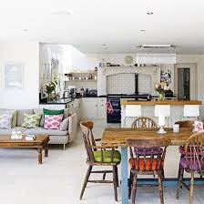 The living room of elsie and hossi nanji's weekend villa in kashid is saturated with clean white walls. Family Kitchen Design Ideas For Cooking And Entertaining Family Kitchens Open Plan Kitchen Living Room Open Plan Kitchen Diner Kitchen Dining Living