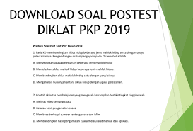 Maybe you would like to learn more about one of these? Soal Postest Pkp Berbasis Zonasi 2019 Guru Berbagi