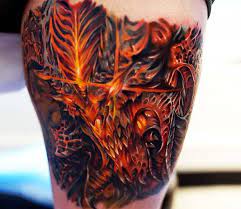 Diablo Tattoo By Khan Tattoo Post 25241 Cool Tattoos 3d Tattoo Cthulhu Tattoo