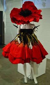 Hortcouture The Christchurch Connection Exhibition By Jenny Gillies In 2020 Flower Dresses Flower Costume Art Dress