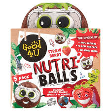We are a young, vibrant health food company making natural foods including sprouted seeds, roasted seeds & healthy snacks. Good4u Nutri Balls Strawberry Multipack Ocado