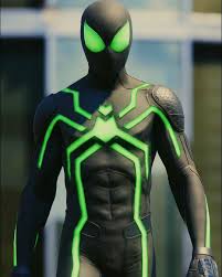 Black And Green Spiderman Suit Spidey Suit Series Stealth Suit Gametography Vgpunite Spidermanps4 Marvel Ps4share Spiderman Comic Spiderman Marvel Spiderman