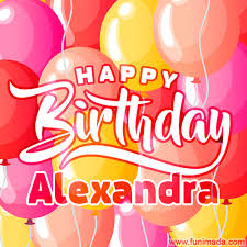 Happy Birthday Alexandra Gifs Download Original Images On Funimada Com