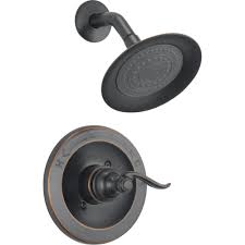 Most oiled rubbed bronze finishes are generally spot resistant, but if spotting does occur, the easiest way to clean the fixture is by rinsing it with water then drying immediately with a. Delta Windemere Single Handle Oil Rubbed Bronze Shower Only Faucet W V Faucetlist Com
