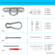 Maybe you would like to learn more about one of these? Mamoi Ceiling Hook Swing Hook Set 400 Kg Mamoi Me