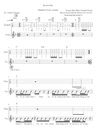 Undermount ceramic kitchen sinks uke songs tutorial excel. Kitchen Sink Sheet Music For Vocals Ukulele Mixed Duet Musescore Com
