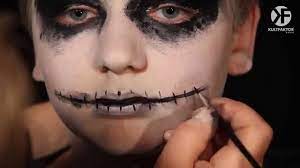 Schminkpalette mit 3 farben 24x20cm, schminkstift und pinsel. Super Einfaches Gespenst Schminken Halloween Schminkanleitung Youtube