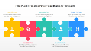 Free Puzzle Process Powerpoint Diagram Template Free Puzzles Powerpoint Templates