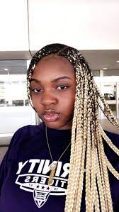 Blonde Feeder Braids On Top Box Braids On Bottom Top Braid Natural Hair Remedies Braids