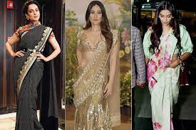 Hot bollywood actress in sarees. The Best Looks Of Indian Actresses In Sarees