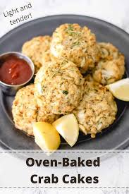 Oven Baked Crab Cakes Recipe Recipe In 2020 Baked Crab Cakes Crab Cakes Crab Cake Recipe