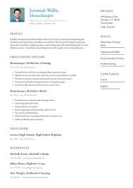 Contoh resume berikut adalah resume yang digunakan untuk melamar pekerjaan. Housekeeping Resume Examples Writing Tips 2021 Free Guide