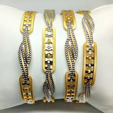 Get Latest 22k Gold Modern Bangle Kb B015 View More New Designs Online And Buy At Wholesale Price From In 2021 Modern Bangle Gold Bangles Design Online Gold Jewellery