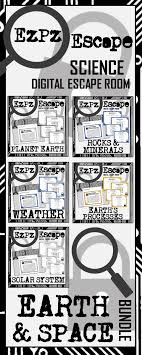 Earth And Space Science Escape Room Bundle Physical Science Science Room Body Systems