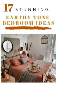 Earthy Tone Bedroom Ideas Warm Room Earth Tones Natural Bedding Bed Inspo Boho Earth Tones Bedroom Decor Earthy Bedroom Warm Home Decor