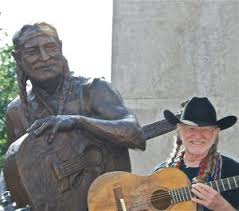 Written by willie nelson, hello walls, was a hit for faron young in 1961, and the song that gave nelson national recognition as a songwriter. It S Willie Time Austin S Willie Nelson Statue Unveiled On 4 20 Lone Star Music Magazine