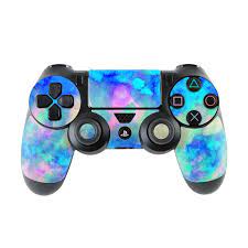 Sony Ps4 Controller Skin Electrify Ice Blue Ps4 Controller Skin Ps4 Controller Video Games Ps4