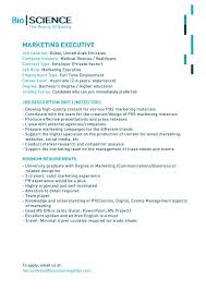 Marketing Executive Dubai Openings Executive Jobs Job Opening Dubai