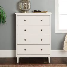 Jules 4 Drawer Solid Wood White Dresser By Bellamy Studios Walmart Com In 2020 White Dresser Solid Wood Dresser Wood Dresser