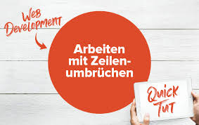 Hier kann man aber noch zwischen dem. Html Zeilenumbruch Im Text Verhindern Oder Erzwingen Tipps