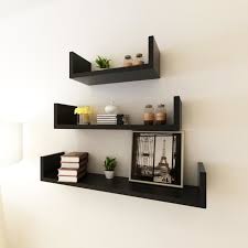 0 results found for étagere murale, so we searched for etagere murale. 3 Etageres Murales En Forme U Mdf Noir Pour Dvd Livres Plantes Pour Chambre Salon Pratique Durable Cdiscount Maison