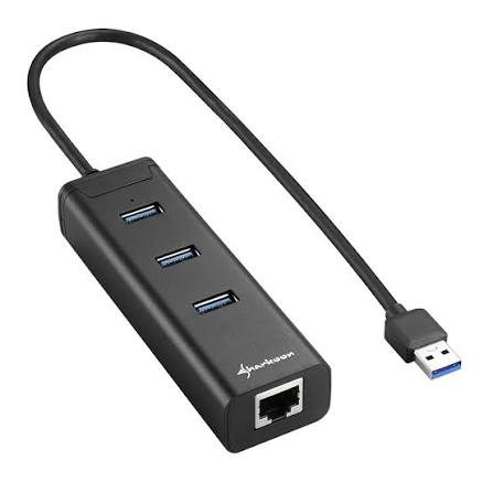 3 PORT HUB HIGH SPEED ETHERNERT ADAPTER