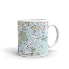 Surf City Long Beach Island Nj Icw St M 35 40 Chart Mug