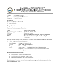 Pengajuan izin pada lembaga resmi biasanya tidak dilakukan secara mendadak. Contoh Surat Izin Keramaian 1