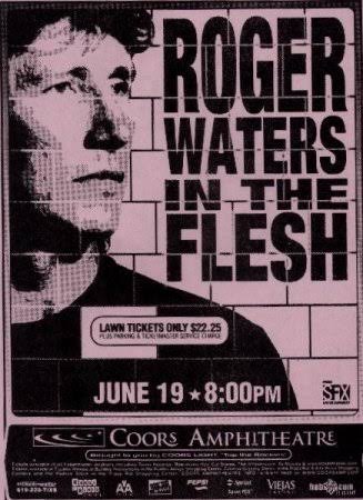 Roger Waters In The Flesh Tour 2000 – June 19 Coors San Diego – Pink Floyd  – A Fleeting Glimpse