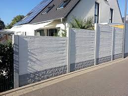 Beckers Betonzaun Vertriebspartner Betonzaun Zaun Design Kleiner Garten