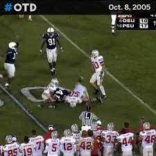 Damn hali is such a good dude! Big Ten Network Otd Tamba Hali Strip Sack Seals 2005 Win Vs No 6 Ohio State Facebook