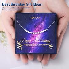 Figuring out how to make a 13th birthday special can be hard. Buy 13th Happy Birthday Gifts For Girls Sterling Silver Birthday Beads Necklace 13 Year Old Girls Gifts 13th Birthday Gift At Amazon In