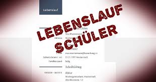 Lebenslauf Schuler Download Freeware De