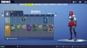 The fortnite battle pass battle royale progression system was introduced at the start of season 2 in december 2017. Forntite Full Season 6 Battle Pass Rewards Dont Buy V Bucks Youtube