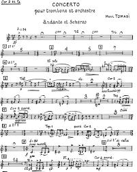 Trumpet concerto in eb major. Henri Tomasi Trombone Concerto Horn 2 In F Sheet Music Nkoda