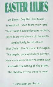 Found On Bing From Www Pinterest Com Easter Lily Easter Poems Easter Speeches