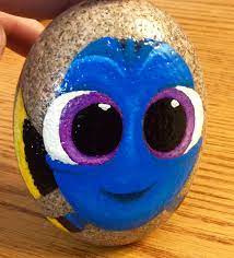 Baby Dory Finding Dory Nemo Disney Painted Rocks By Holly N Painted Rocks Kids Rock Painting Designs Rock Painting Art