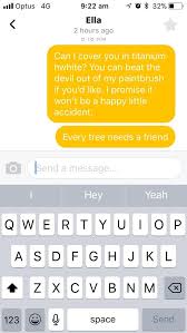 Check spelling or type a new query. Another One Of My Amazing Yubo Pickup Lines Her Bio Said Something About Bob Ross So I Made This Masterpiece Tinder