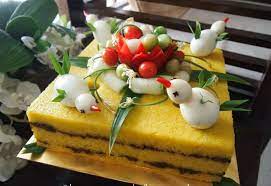 Pulut kuning yang cukup lemak akan jadikan santan itu seperti bertali ketika proses mencedok pulut. Baru 34 Hiasan Pulut Kuning