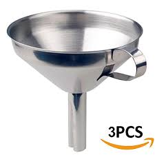 10 12 16cm stainless steel oil pouring decanting funnel + filter can strainer uk. 18 Best Stainless Steel Funnel Sets Kitchen Dining Tips