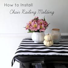 It can be made of either solid wood or synthetic materials, such as polyurethane. How To Install Chair Molding At Home With Ashley