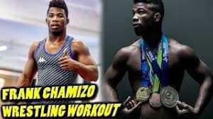 My wife, once again, blows me away! Frank Chamizo Wrestling Workout Youtube