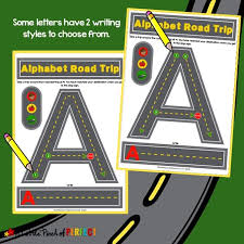 An initial sound table is a table, list or chart which shows the initial sound letter of a. Alphabet Road Letter Mats Trace And Write Set