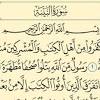 القرآن الكريم مصورا من المصحف. 1