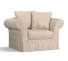 Charleston Slipcovered Chair And A Half Slipcovers For Chairs Furniture Slipcovers Chair And A Half