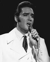 White Suit Elvis by Retro Images Archive
