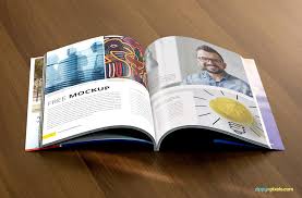 Download Free Realistic Catalog Mockup Psd Zippypixels