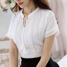 Camisa De Seda Feminina Manga Curta Pin Em Achados No Aliexpress
